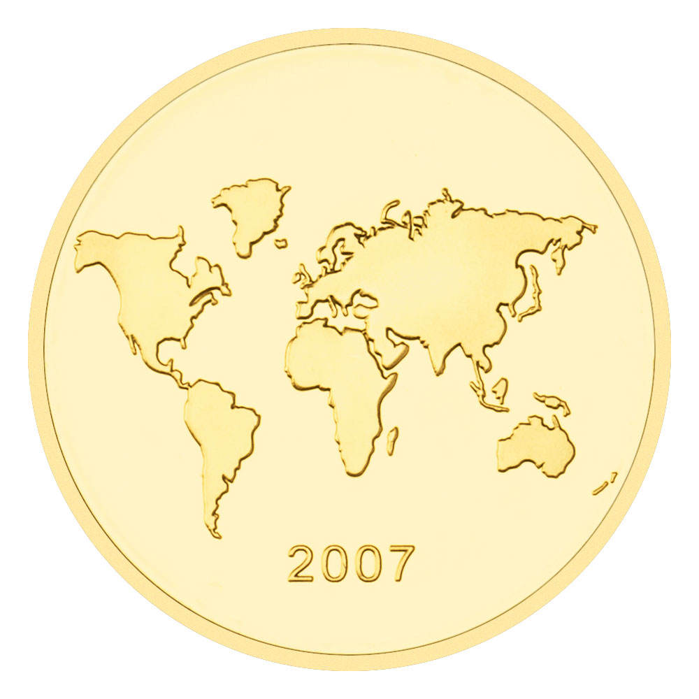 이탈리아 로마 콜로세움 금도금 기념 동전, 색판 인쇄 기프트