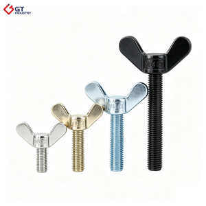 Perno de Ala de Acero al Carbono con Óxido Negro de Alta Resistencia M4 M5 M9 M10 <span class=keywords><strong>M13</strong></span> M16 M17 M20 M21 M22 DIN318 - Product Image 2