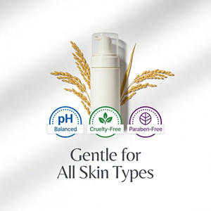 Nettoyant <span class=keywords><strong>visage</strong></span> à l'eau de riz biologique naturelle, hydratant et anti-âge, usage quotidien - Product Image 4