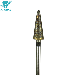 رؤوس ماسية لمختبر الأسنان، مصنوعة بالكامل من الفولاذ المقاوم للصدأ مع مقبض وساق RA للطحن الخشن والتلميع - Product Image 5