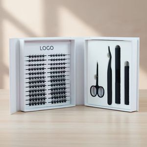 Ngắn Pre-Cắt Phân Đoạn Lông Mi Cụm Cá nhân 8-14Mm DIY Cụm Lash Mở Rộng Kit Chuyên Nghiệp Manga Lash Cụm - Product Image 2