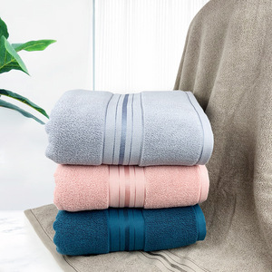 Bright Strip Bath Towel 90x180 Cm Pure Cotton Thickened Hotel Towel Adult <b>Wrap</b> Towel Business Gift - Product Image 1