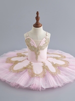 Robe de danse de ballet professionnelle pour enfants Agence de performance de groupe Costume de performance du lac des cygnes