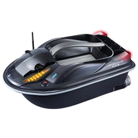 Bateau RC de pêche à double moteur HJ817 avec télécommande 2.4G, capacité de charge lourde de 7 lb, lumières nocturnes intégrées