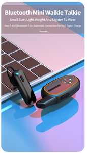 ワイヤレス<span class=keywords><strong>Bluetooth</strong></span>イヤホントランシーバー0.5Wuhf双方向ラジオ400-520mhz - Product Image 6