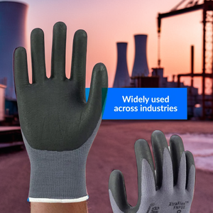 Gants de sécurité pour champs pétrolifères en nitrile haute performance résistants aux coupures et aux chocs - Product Image 1