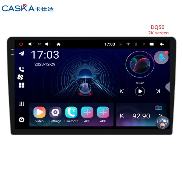 G10-G 8-Core Android Stereo | 4+64GB 2K QLED HD GPS DSP OBD2 Mirror Link RGB Dual Amplifier Dashboard CarPlay TPMS Universal