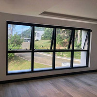 Ventanas de Aluminio con Rotura de Puente Térmico, Marco con Barrera Térmica, Ventana Abatible, Color RAL Personalizado, Recubrimiento en Polvo, Eficiencia Energética