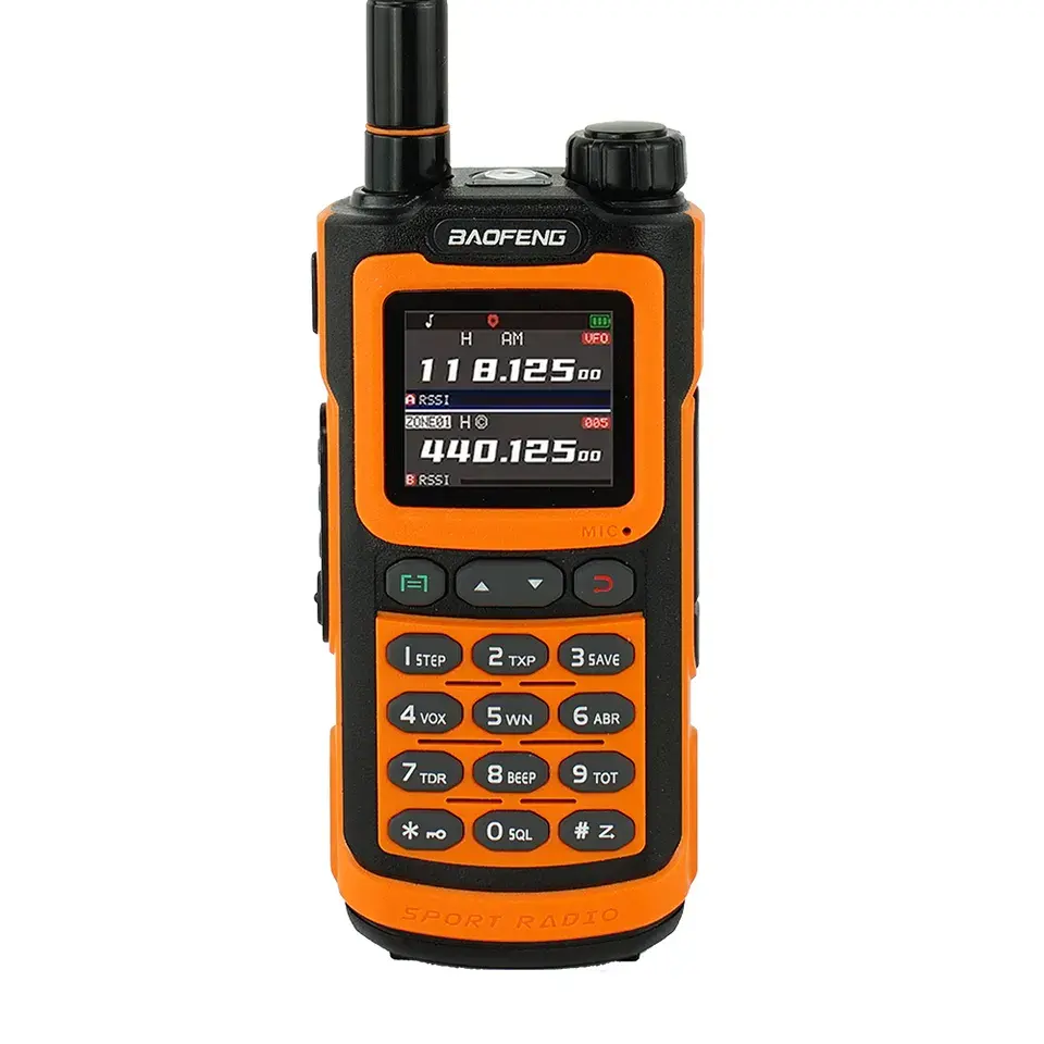 Baofeng Six band NOAA BF-uv20 amater radio UV-20M dual band Tipe C pengisi daya USB walkie talkie dengan FRS PMR GMRS