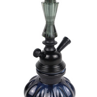 Hot Kualitas Tinggi Hookah Bar Rumah Tangga Kaca Kecil Paduan Arabian Hookah Shisha Kotak Hadiah Hitam Unik Hookah Pot Shisha