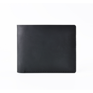 Portefeuille fin pour homme en cuir véritable, minimaliste, court, pour un usage quotidien, disponible en noir, brun, bleu, vert - Product Image 3