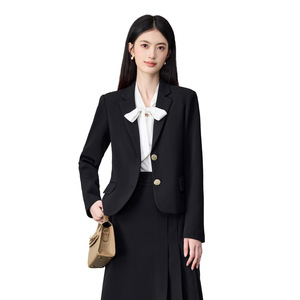 Women's Suit Set Midi <b>Skirt</b> Full Sleeve Polyester Anti-Wrinkle Office Lady Professional Look - Product Image 5