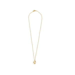 Collana in Acciaio Inossidabile con Ciondolo Minimalista Tono Oro, Catena Lunga, Gioielli alla Moda per Donne - Product Image 1