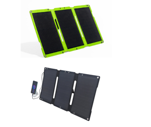 Panneau photovoltaïque solaire mobile portable 30W à trois volets - Product Image 2
