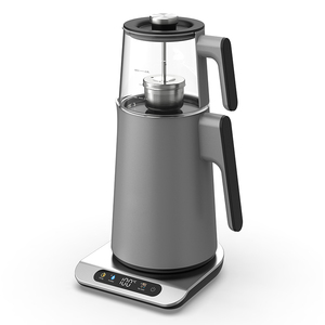 Hotsy 2.7L thủy tinh lạnh Ấm đun nước Ấm đun nước điện mới trà-cà phê Maker Glass ấm trà 2 in1 với khay đặt - Product Image 2