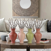 2025 Hot Sale Moderne handgemachte verzinkte Metall Blumenvase Innendekoration Handwerk für Esszimmer für Hochzeit Tischplatte
