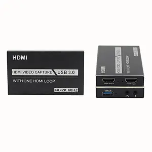 Xput HDMI वीडियो ऑडियो कब्जा कार्ड HD 4K @ 60Hz 1080P HDMI करने के लिए यूएसबी 3.0 ऑडियो वीडियो पाश के साथ कब्जा कार्ड 4K 60FPS बाहर के लिए लैपटॉप