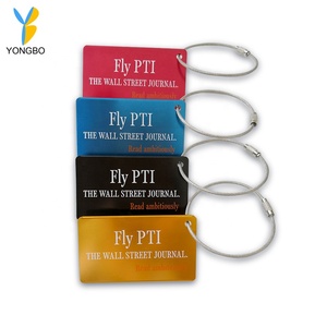 Metal Aluminum Airplane Luggage Tag for Travel - Product Image 2
