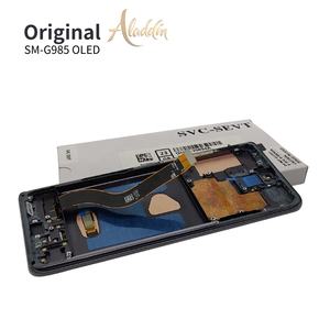 Pièces de rechange pour téléphone portable OLED souple Service Pack LCD pour Samsung Galaxy S20 Plus G985 Remplacements de téléphone portable LCD avec cadre - Product Image 3