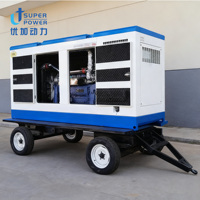 Maßgefertigter Dreiphasiger Anhänger-Montierter Leiser Dieselgenerator 100kW-500kW mit Autostart, Fernbedienung, ATS, 380V, ISO CE-Zertifiziert für den Export