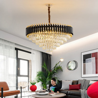 Lustre en cristal E14, luminaires en cristal, lampe suspendue LED, lustres en cristal, lampe de restaurant