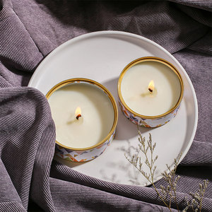 Scented <b>Candle</b> In Aluminum Can 120g Round Elegant Aromatherapy Birthday <b>Gift</b> - Product Image 4