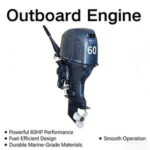 Moteur polyvalent 60HP |   Puissance ultime pour yachts, bateaux rapides et pêche |   Durabilité inégalée - Product Image 2