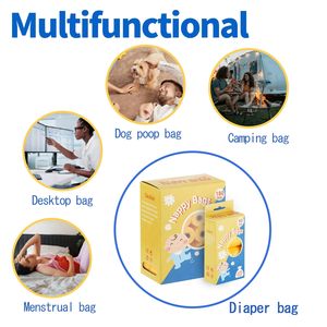 Vente en gros Nouveau sac biodégradable et compostable pour éliminer les excréments de chien caca de chiot Sac pour l'élimination des déchets d'animaux Ocen Flower Senteur fabriqué sur mesure - Product Image 5