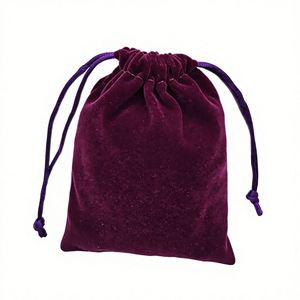 Pochette à bijoux en velours personnalisée avec logo, sac d'emballage cadeau pour bijoux, montres et autres trésors, sac de rangement pour perruque - Product Image 1