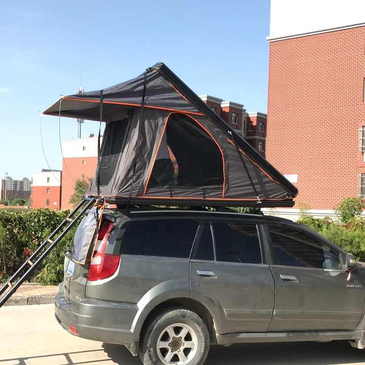 Aluminum Roof Top Tent Car Rooftop Tent Triangle Hard Shell Top Roof ...