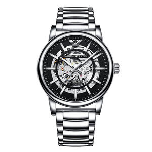 Montre automatique à tourbillon lumineux avec bracelet en acier inoxydable, personnalisable avec votre logo, à prix abordable, cadeau idéal pour homme - Product Image 3