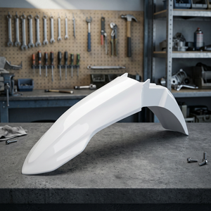 2023 2025 Yamaha YZF parafango anteriore posteriore 450 in plastica bianca usato condizione 046 - Product Image 2