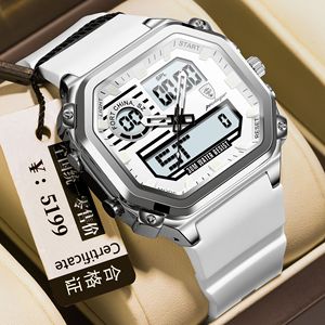 Montre électronique multifonctionnelle POEDAGAR pour homme, étanche, lumineuse, à quartz, diffusion en direct, produit phare du commerce extérieur - Product Image 1