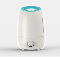 Humidificateur d'air ultrasonique portable avec diffuseur d'arôme Humidificateur de brume fraîche de bureau pour chambre à coucher pour petits espaces