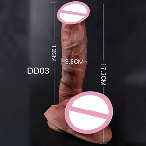 Weich realistischer Dildo großer Silikonpenis <span class=keywords><strong>Vagina</strong></span> saugnapf Anal Po-Plug Massage Sexspielzeug für Erwachsene <span class=keywords><strong>Sex</strong></span> Shop für Damen - Product Image 5