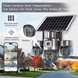 Sistema de Seguridad para el Hogar con Cámara Solar, Cámara PTZ Inalámbrica 4G de 6MP, Seguimiento de Movimiento en Exteriores, Alarma PIR CCTV para Casa y Jardín - Product Image 5