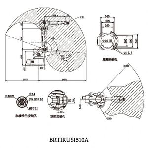 BORUNTE BRTIRUS1510A Bras de robot industriel de 1500 mm de portée, moteur PLC, entraînement électromécanique, capacité de charge de 10 kg, protection IP54 1 - Product Image 4