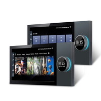 Pantalla IPS inteligente Tuya de 7 pulgadas, puerta de enlace Zigbee, barra de Control independiente de 2 zonas, conectividad WiFi, pantalla de Control Central para