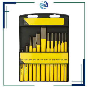 12PC ensemble de poinçons pour le travail des métaux pour la plomberie Conduit électrique Multi taille 12 pièces Kit de poinçon pour bricolage soudage <span class=keywords><strong>Garage</strong></span> boîtes à outils - Product Image 2