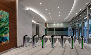 Zento nhà máy tùy chỉnh kiểm soát truy cập turnstile Bán hàng nóng OEM ODM QR Mã Vân tay nhận dạng khuôn mặt thẻ Flap turnstiles - Product Image 5