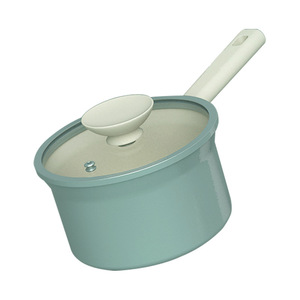 Ceramic Non-Stick Milk <b>Pot</b> With Lid Japanese Style <b>Induction</b> Compatible Gas Stove Safe - Product Image 1