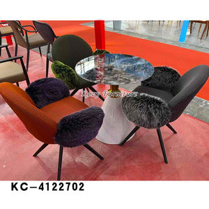 Accueil Cuisine haut de gamme Mobilier de salon Chaise d'appoint verte Restaurant Relax <span class=keywords><strong>Fauteuil</strong></span> de salle à manger en cuir Pu - Product Image 6