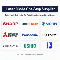 Diode laser violette monomode Nichia NDV1743 405nm 65mW TO3.8 à 3 broches pour tests biomédicaux et détection de particules fines
