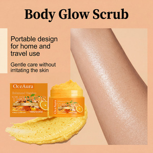 OceAura Turmeric <b>Body</b> Glow <b>Scrub</b> 100G Exfoliating Moisturizing Mild Comfort - Product Image 3