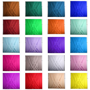 Di lusso 10x10ft Crema Tende Croce di Seta di Ghiaccio di Seta di Sfondo Tenda di Fase di Tenda per la Decorazione della Festa di evento - Product Image 6