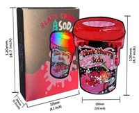 Boîte en Mylar holographique 1g, 2g, 5g pour biscuits, collations et friandises gourmandes