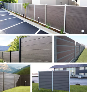 Clôture en bois composite <span class=keywords><strong>180X180</strong></span> Clôture en bois composite pour l'extérieur Clôture en bois composite en plastique pour jardin Clôture en bois composite Extrusion moderne Modèle 3D - Product Image 6