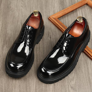 <b>Blue</b> Elegance <b>Mens</b> Walking Shoes Durable Rubber Sole Square Toe Metal Buckle Casual Leather One-step <b>Loafers</b> - Product Image 1