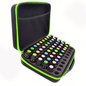 กระเป๋าใส่ขวดน้ำมันหอมระเหย EVA 60 ขวด ป้องกันขวดขนาด 10 มล. 15 มล. แบบลูกกลิ้ง  กระเป๋าเก็บน้ำมันหอมระเหย น้ำหอม ยาทาเล็บ - Product Image 2