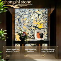 Dalle de quartzite de luxe en cristal orange flamme, pierre naturelle rétroéclairée pour mur d'accentuation de salon